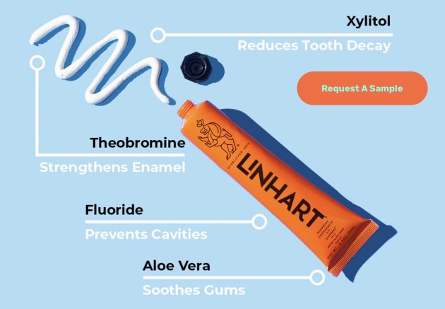 Free Sample Linhart Toothpaste